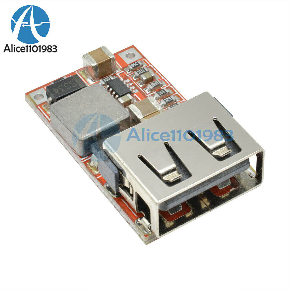 10PCS DC USB Buck Step Down Converter 6-24V 12V/24V to 5V 3A CAR Charger Module
