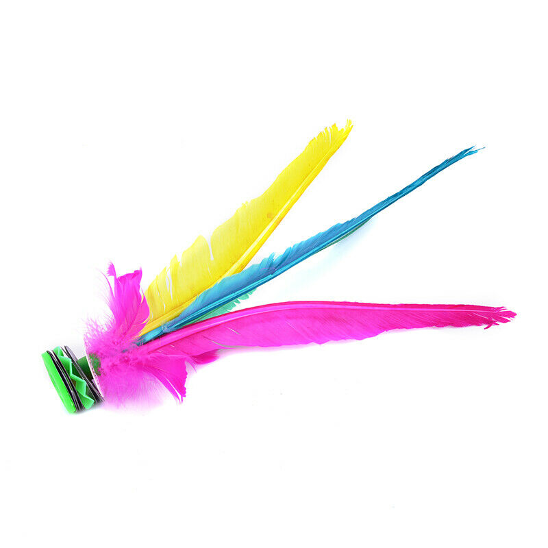 Colorful China Jianzi Footbal Foot Kick Chicken Feather ShuttlecockFor Fi.l8