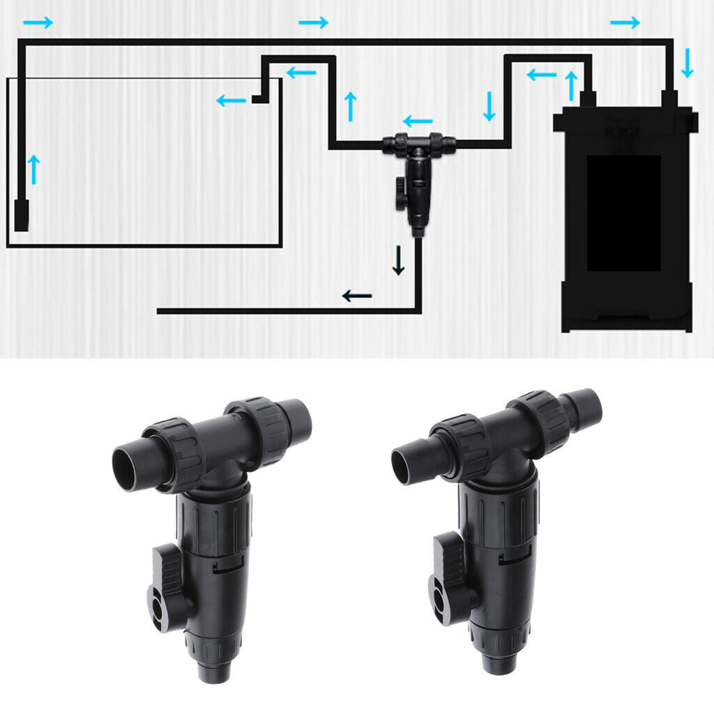Fish Tank Water Changer Gravel Sand Cleaner for Fish Tank Black S