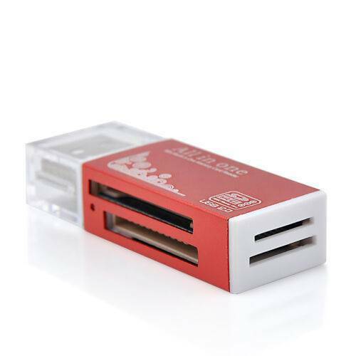 USB MULTI MEMORY CARD READER CF SD SDHC MINI MICRO M2 MMC XD MS - US