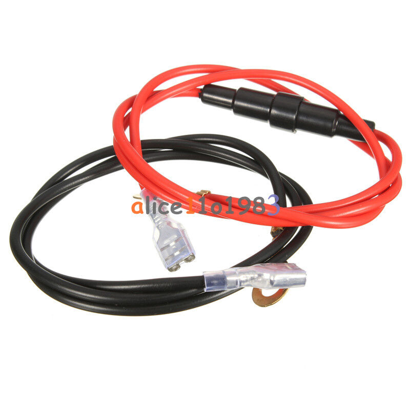 12V-24V Motorcar Lighter Duct Power Supply Jack Waterproof Cover Plug 60cm Cable