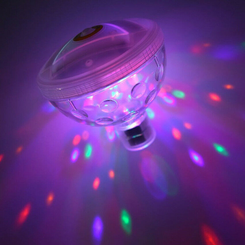 Floating Underwater LED Disco Light Glow Show Swimming Pool Bath SPA Lights
