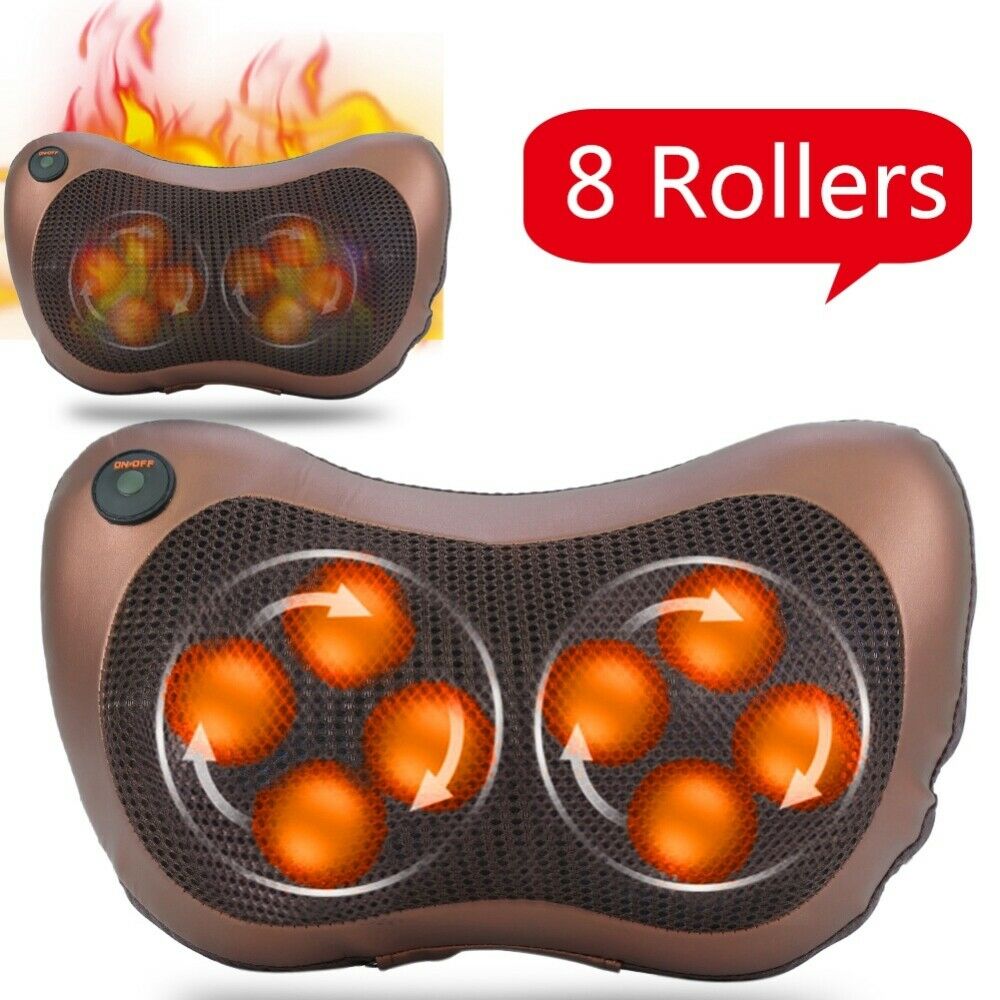 Massage Pillow Dual-use Car Home Neck Shoulder Body Kneading Massager