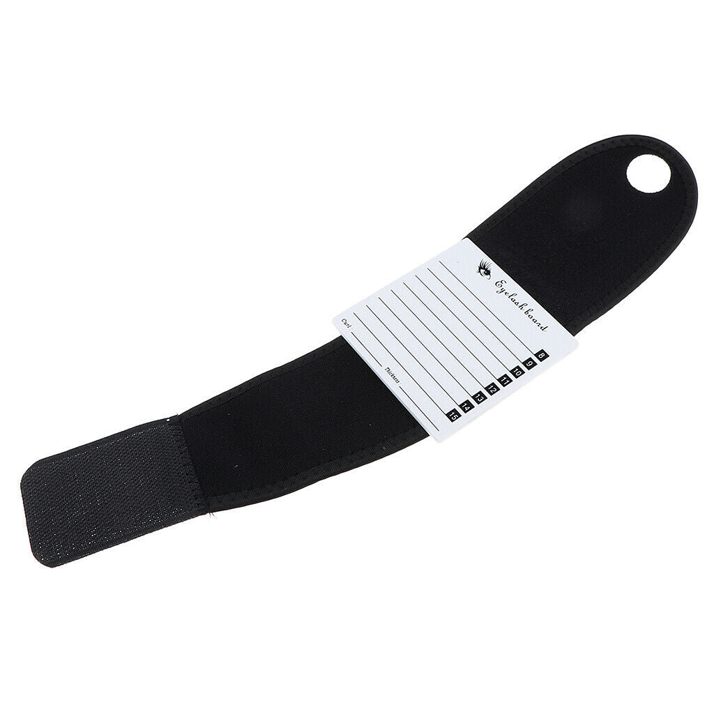 2x Eyelash Extension Stand Lash Holder Board False Lash Plate w/ Wrist Band