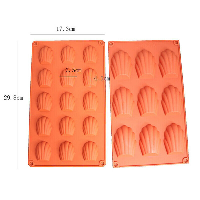 15-cavity Shell Cake Mold Homemade Baking Biscuit Mold Chocolate Mold To.l8