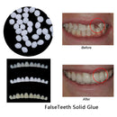 3pcs Reusable Teeth Veneers with Thermal Fitting Beads Temporary Teeth White