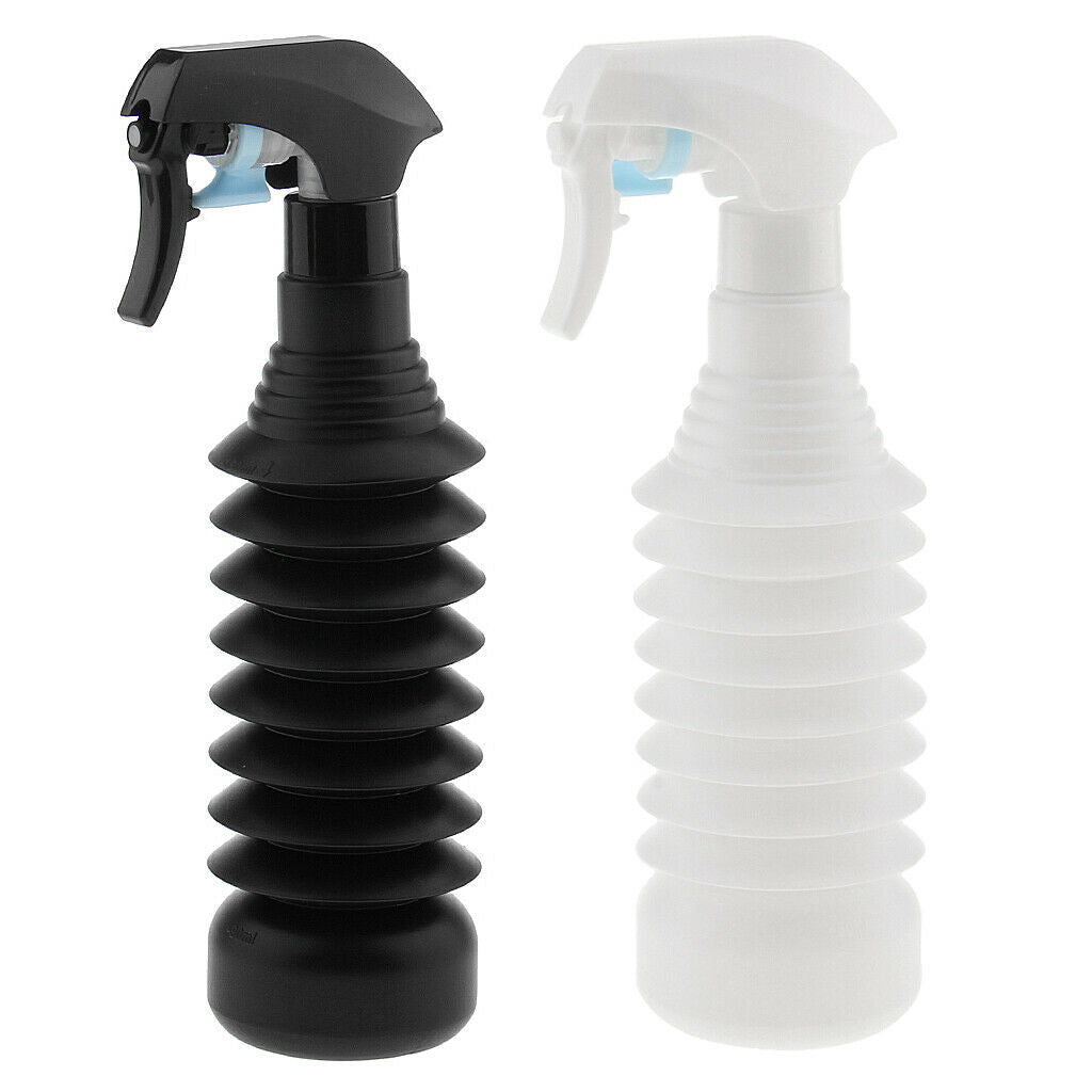 410ml Foldable Flexible Hair Salon Hairdressing   Spray Bottle Black