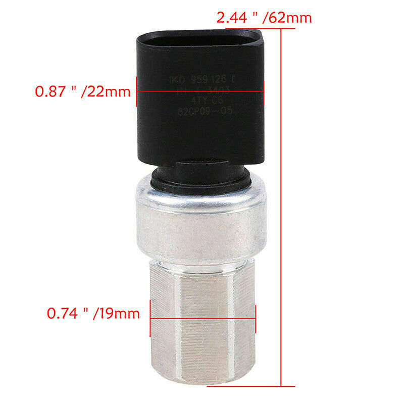 1 pcs A/C Pressure Switch sensor Fits For VW Golf MK4 Passat Bora Audi 1J0959126