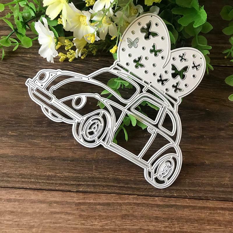Easter Car Eggs Metal Cutting Dies Stencil Scrapbooking DIY Album Stamp Emboss