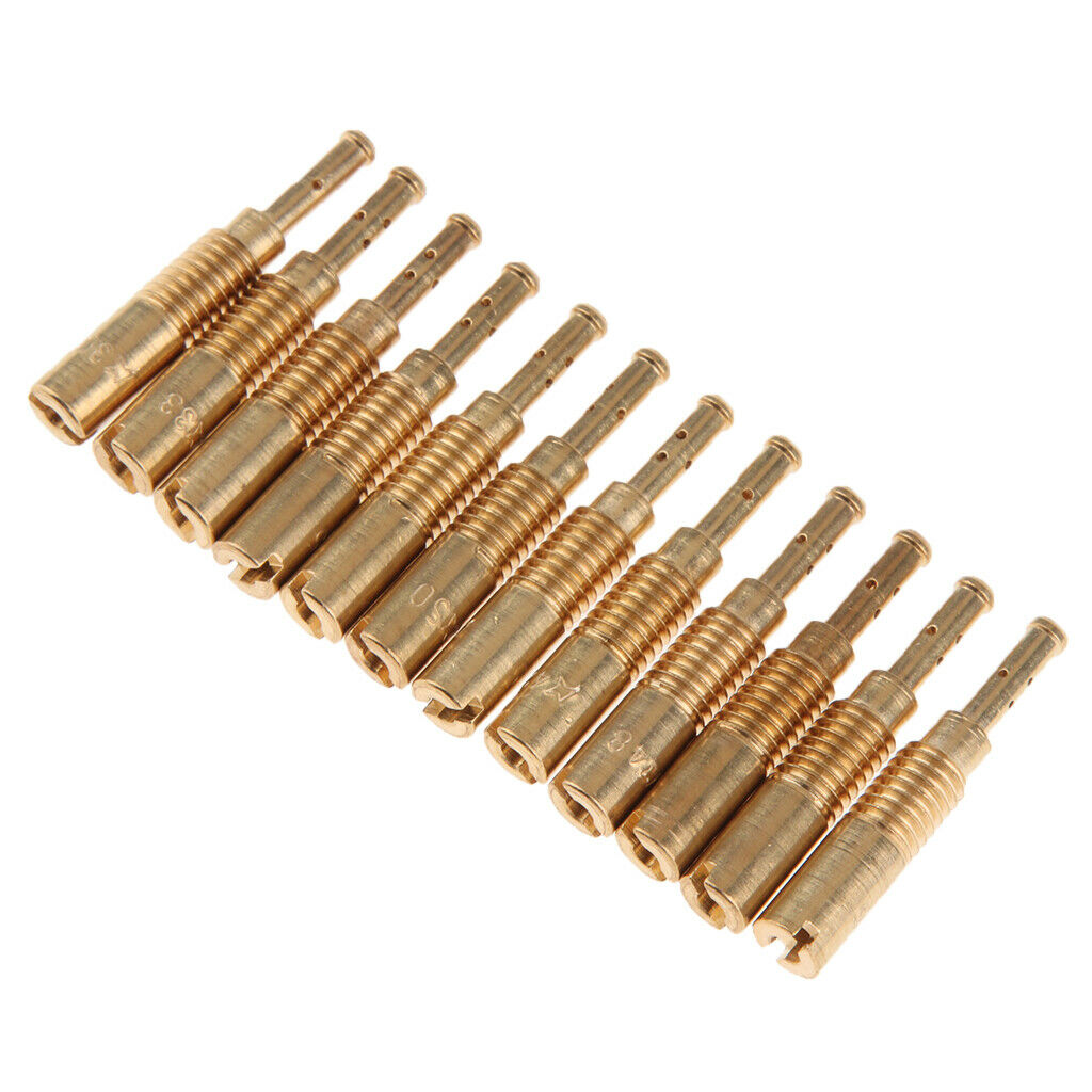 12pcs Motorcycle Carburetor Slow Pilot Jet for  Carb PZ19 PB16/18 /20