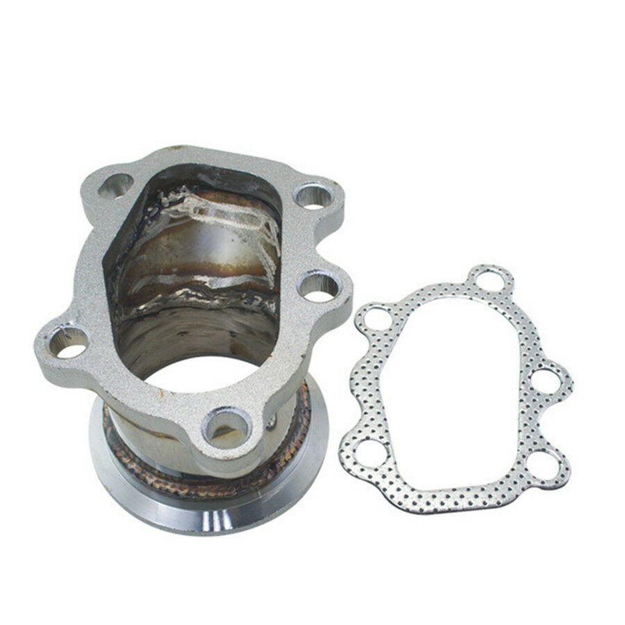 1Pcs 63mm 2.5" V-band Clamp Flange Turbo Down Pipe Adapter For T25 T28 GT25 GT28