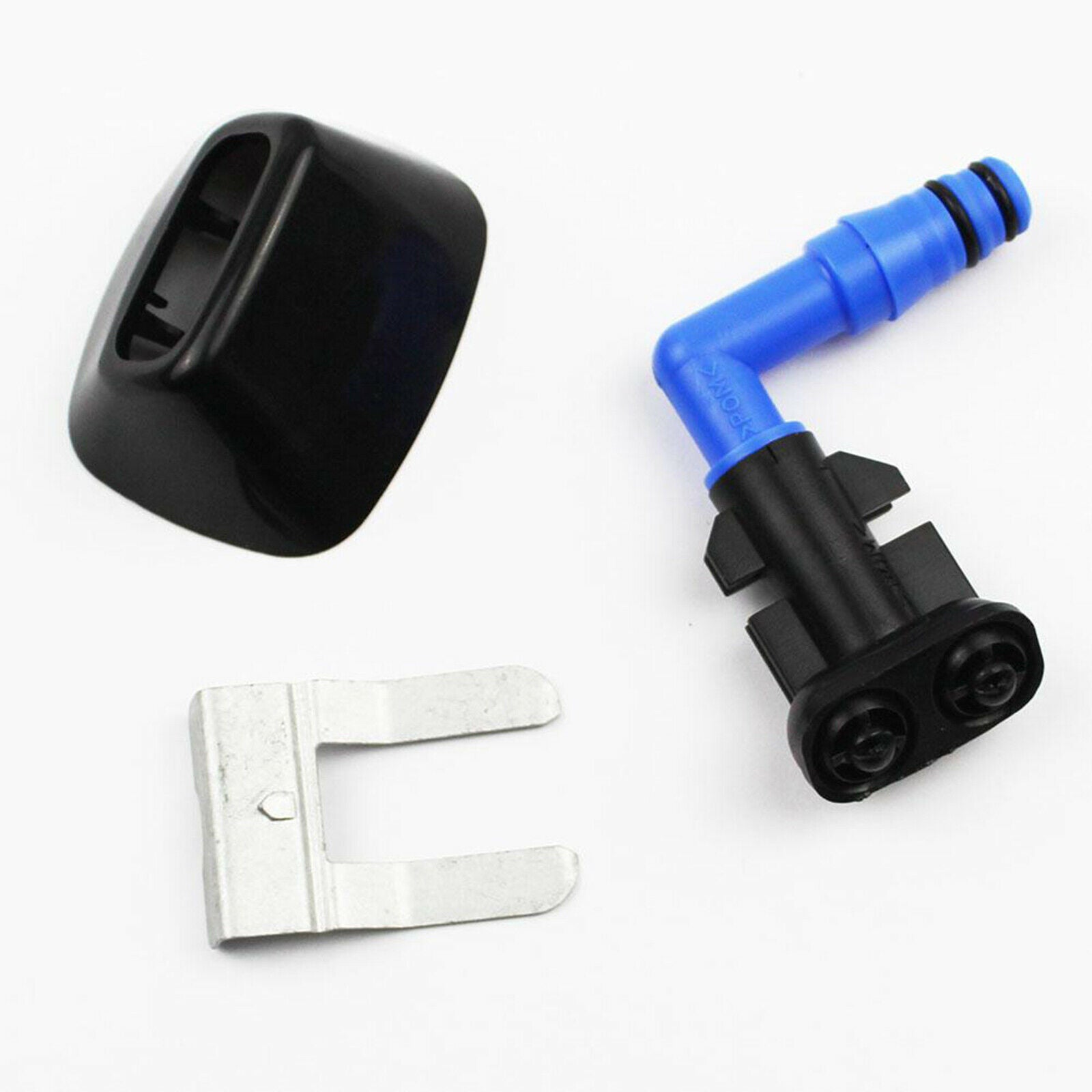 2x Left Headlight Washer Sprayer Nozzle Jet & Clip Fit for Saab 93 2003-2012