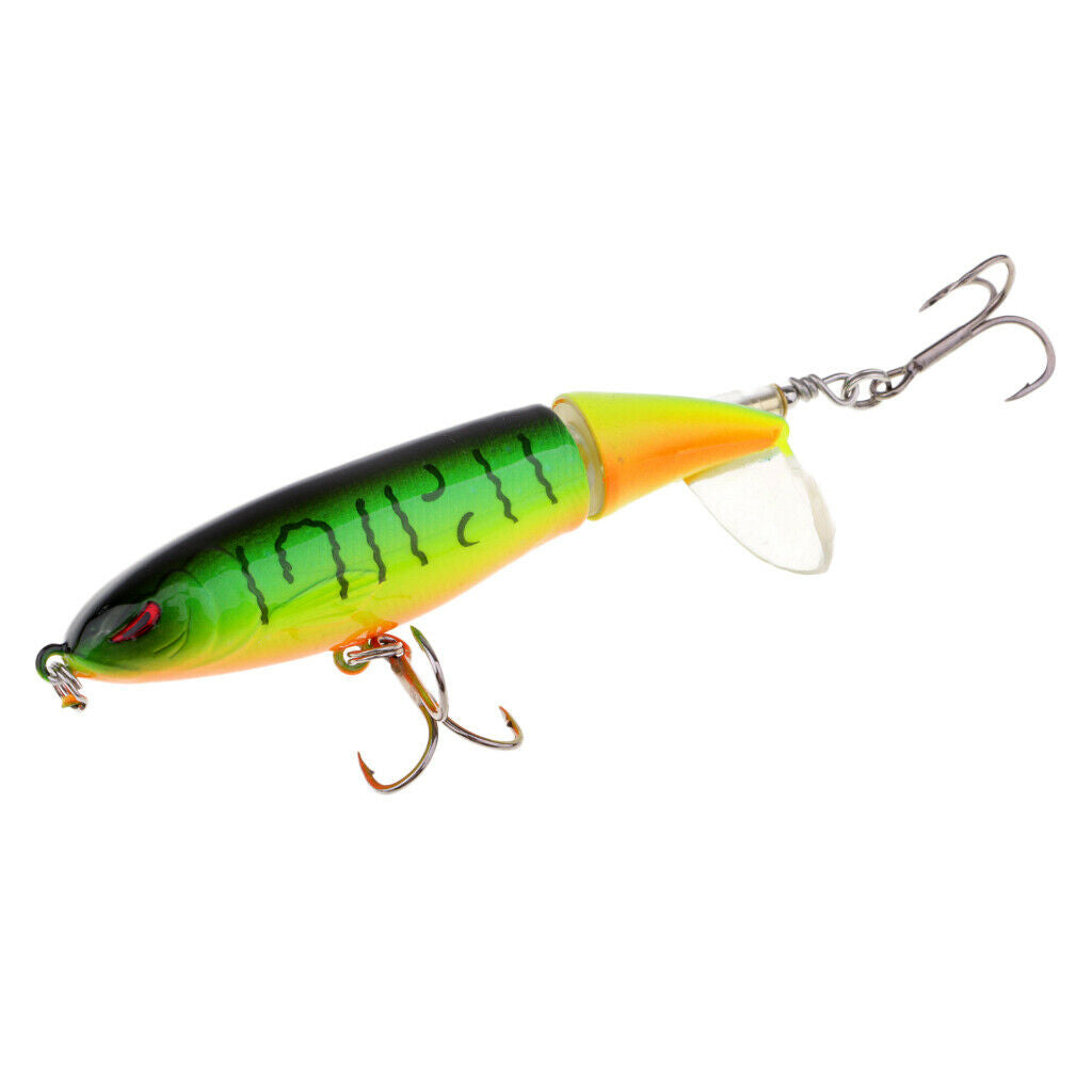 2pcs floating popper fishing lure hard simulation