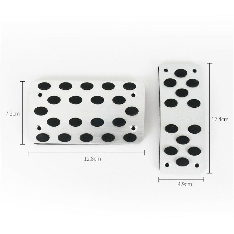 Universal AT Automatic Transmission Pedals Pads Car Gas Brake Metal Pedal Covers
