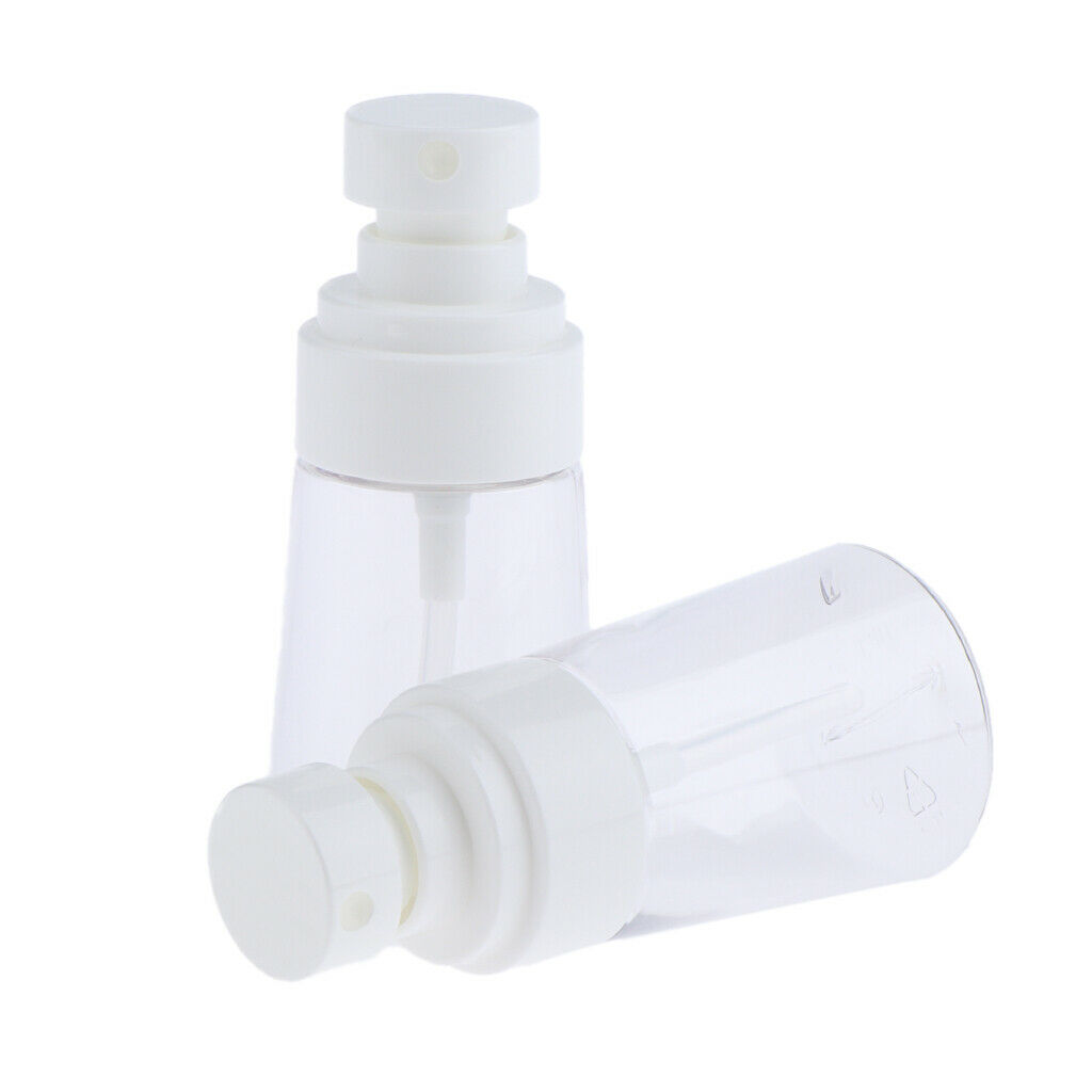 2 Travel Refillable Fine Mist Perfume Atomizer Pump Spray Empty Bottle 30ml