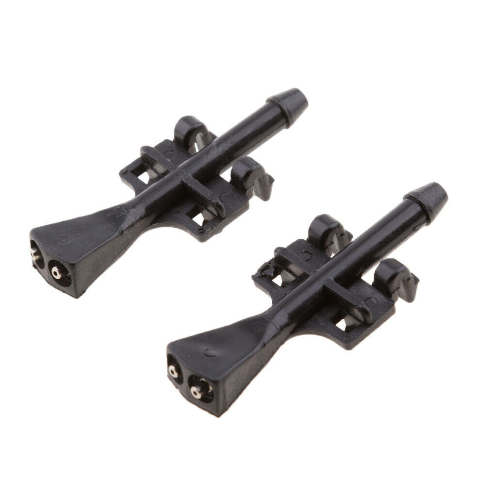 2 Pack Windshield Wiper Water Nozzle for Opel Vauxhall Meriva-a 2003-2010