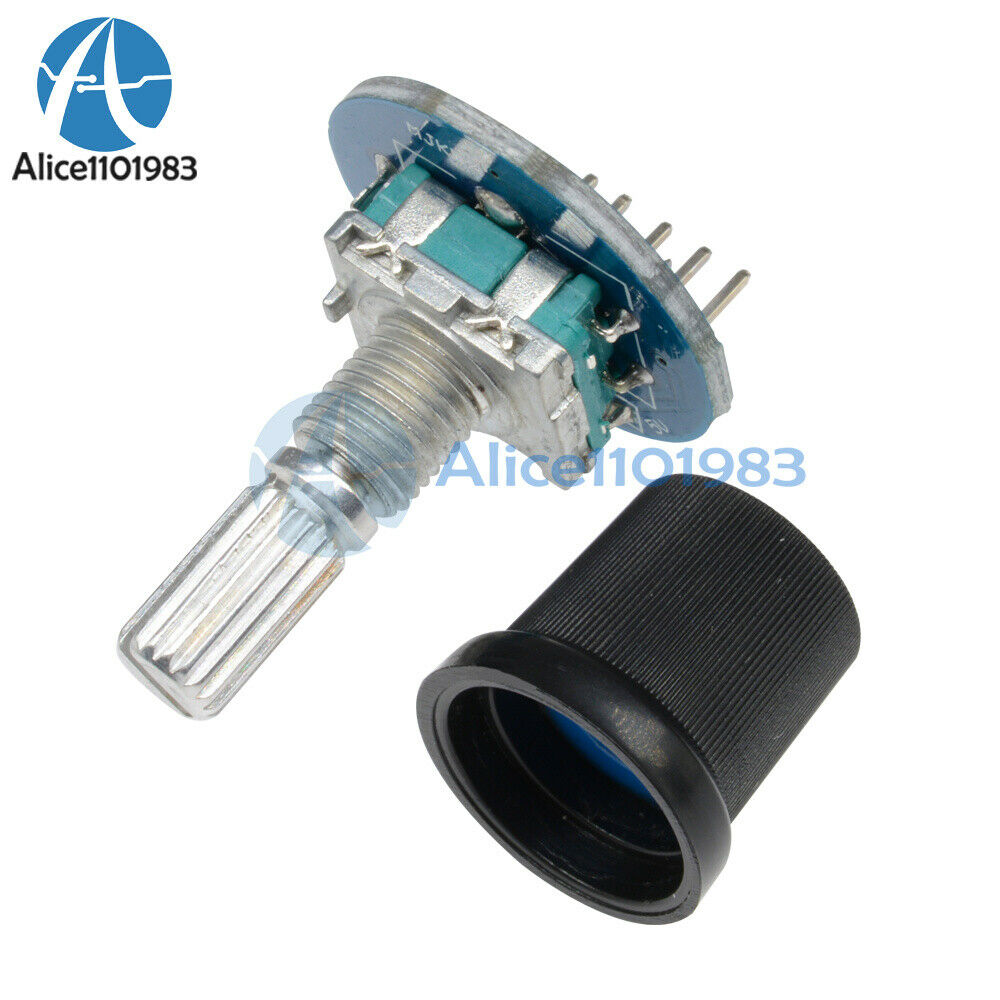 2PCS Rotary Encoder Module Rotating Potentiometer Knob Cap Digital Control 5V