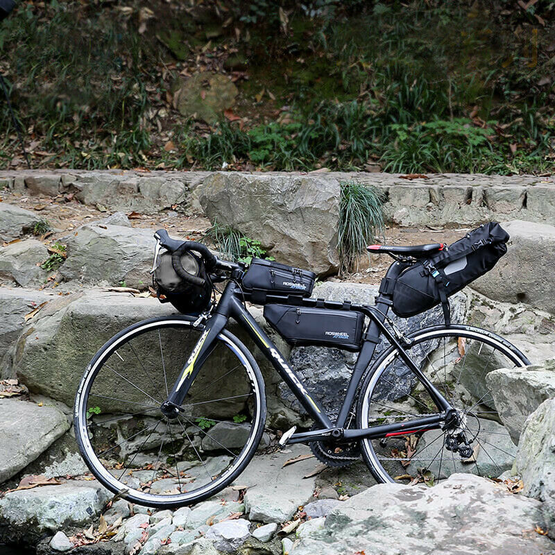 Waterproof Bicycle Front Handlebar Bag Saddlebag Barrel Cycling Storage Package