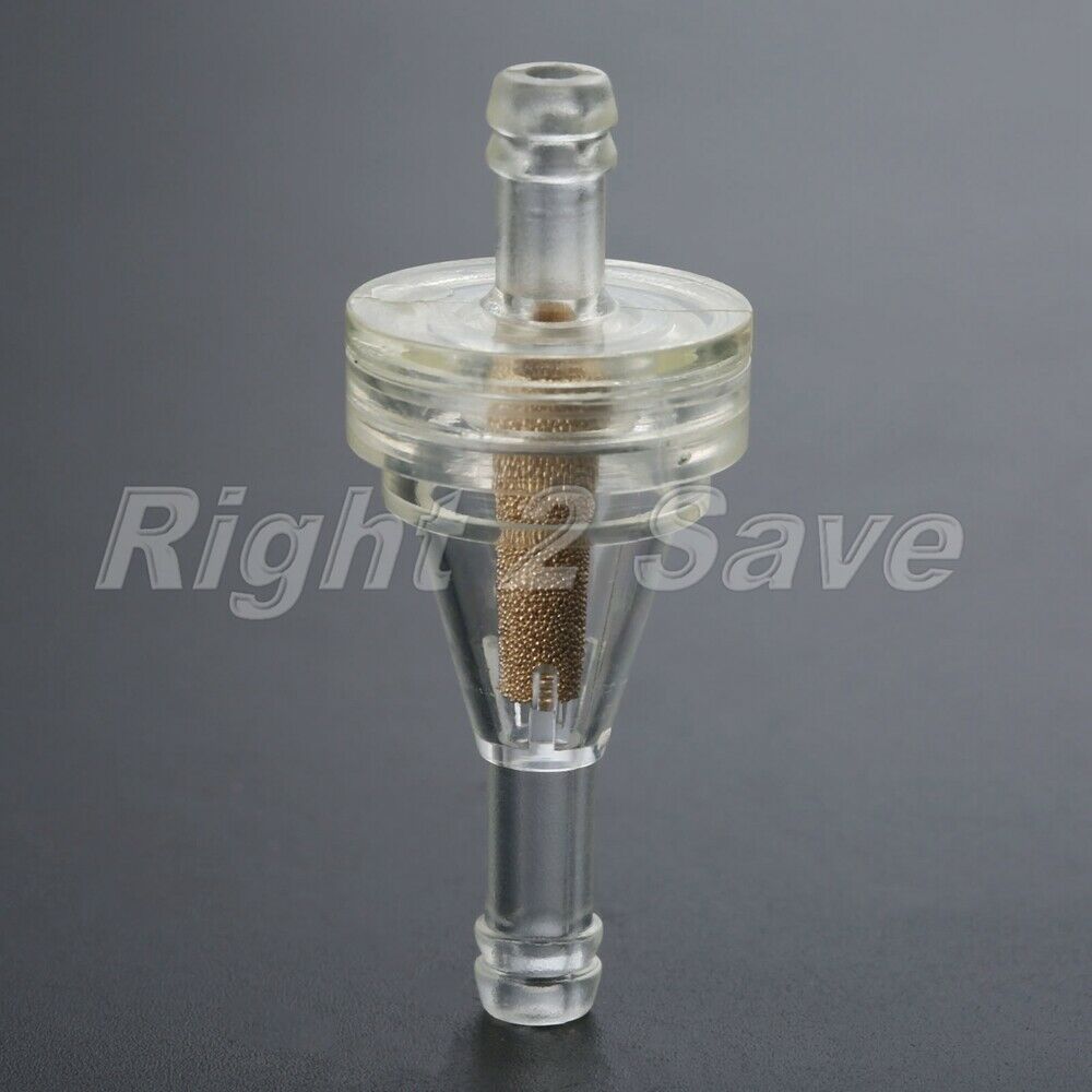 White Motorcycle 1/4" 6mm 7mm Inner Gas Fuel Oil Filter Cleaner for Kawasaki