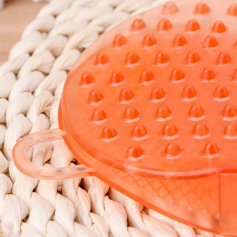 Silicone Wash Pad Body Exfoliating Spa Back Cleansing Shower Brush Scrub Glove