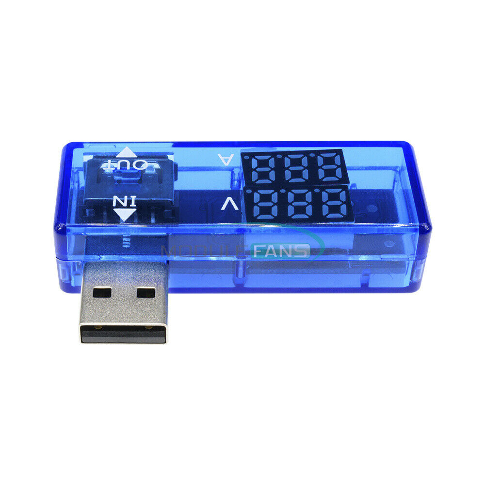 USB Bluetooth Dual LED Tester Current Voltage Voltmeter Ammeter Detector Monitor