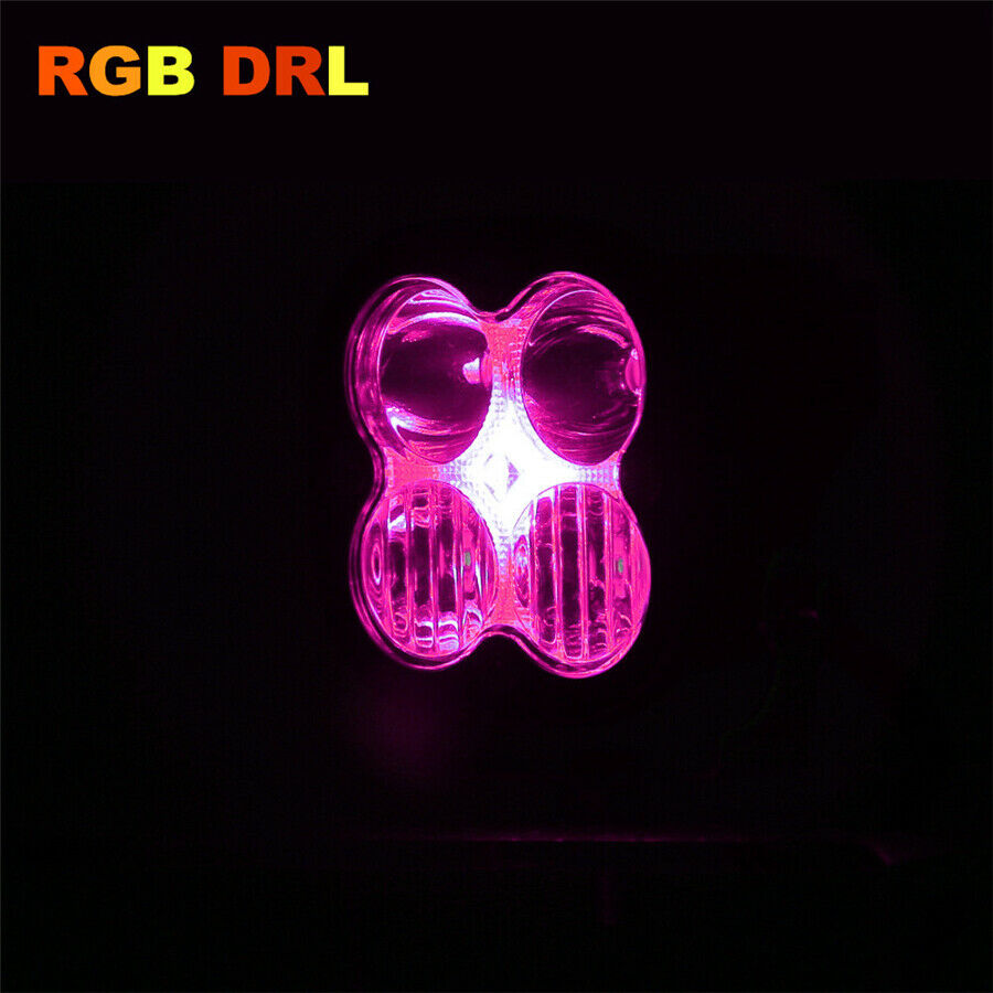 2 Pcs Cool 3.1" 80W 8000LM LED Work Light Bar Combo For Truck Car ATV SUV ATV