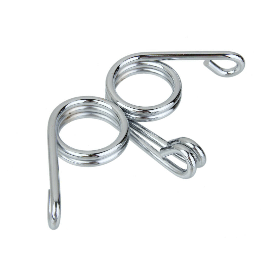 3" Chrome Steel Plated Solo Seat Springs for Chopper Bobber Motorcycle
