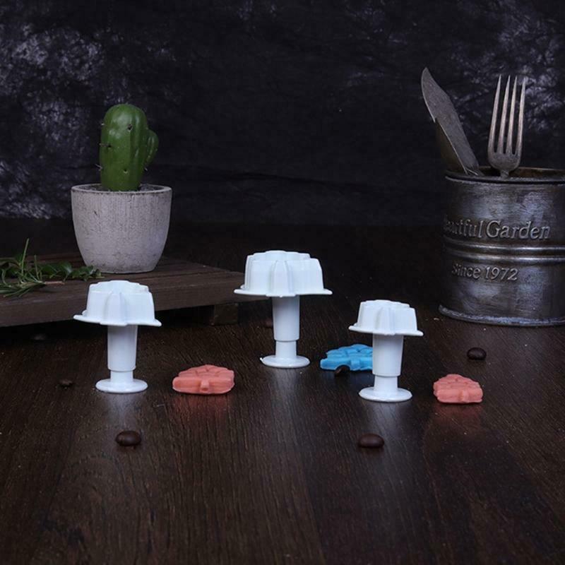 Plastic Cookie Cutter Embossing Mold Set Mini Christmas Fruit Theme Moulds