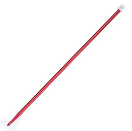 11pcs 10.6" Aluminum TUNISIAN AFGHAN Crochet Hook Knit Needles Set 2-8mm