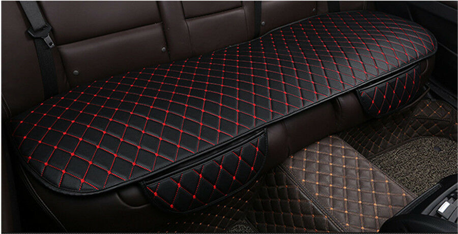 1Pcs PU Leather Car Back Seat Cover Cushion Four Season Car Interior Accessories