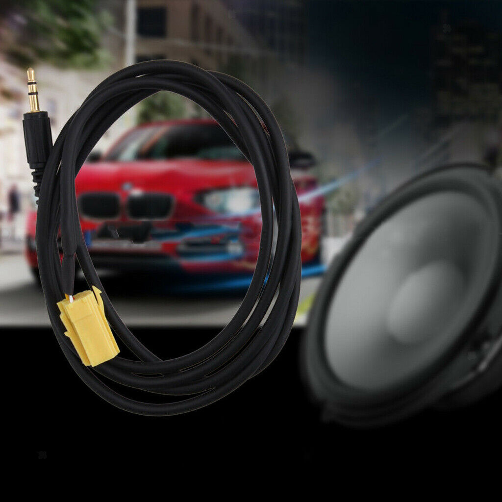 Auto 3.5mm AUX 1.5M Audio Line Connector Music Player Radio Keys For Fiat 07