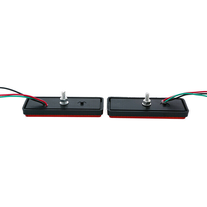 12V LED Blumper Reflectors Insight Taillight Brake Light Motorcycles Dirtbike