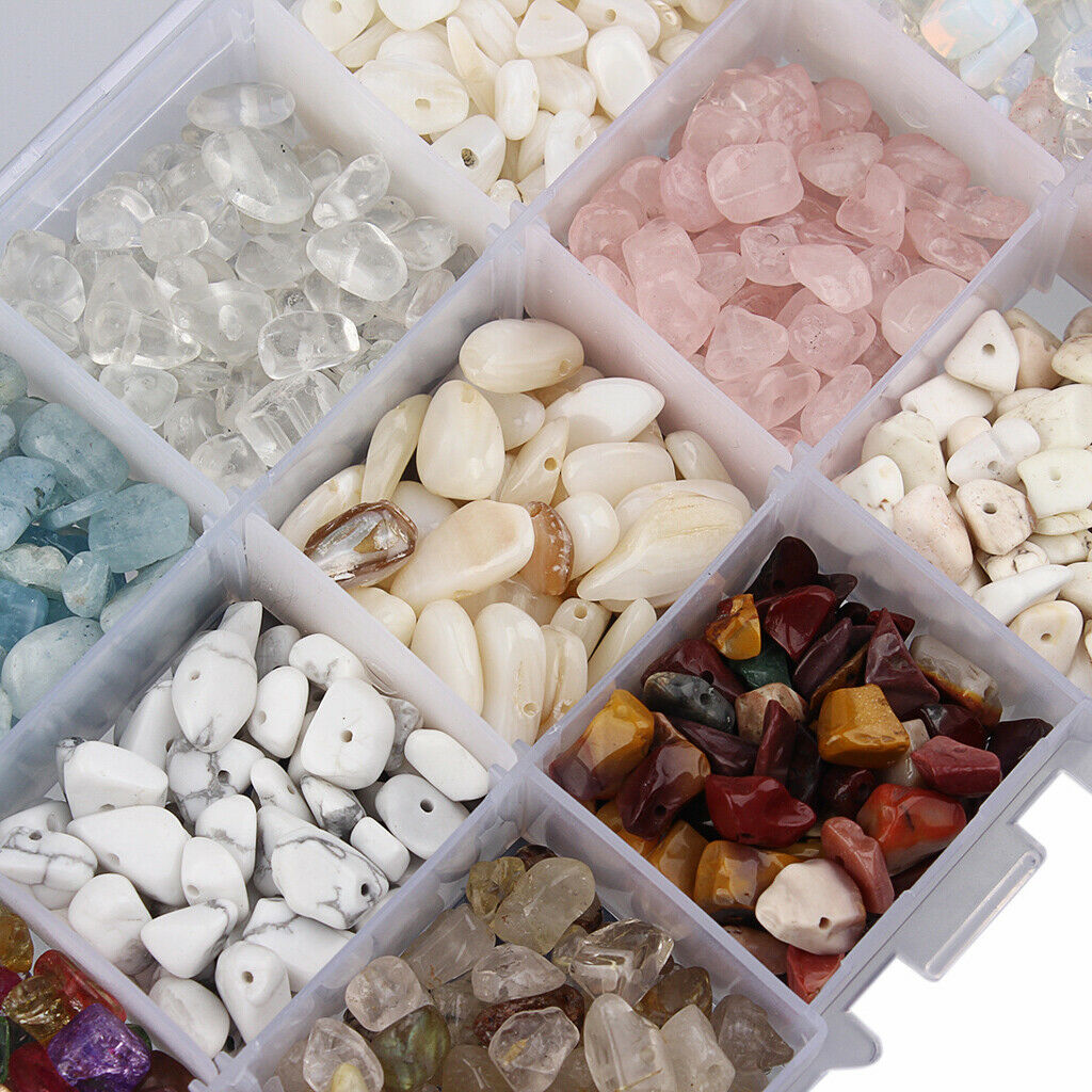 15 kinds of bulk stone beads tumbled gemstones beads for jewelry