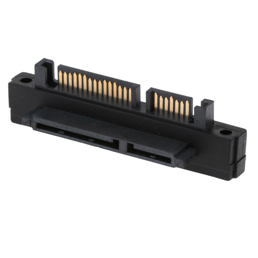 90 Degree SAS SATA Male 22Pin Extension Adapter Card Convertor Connector