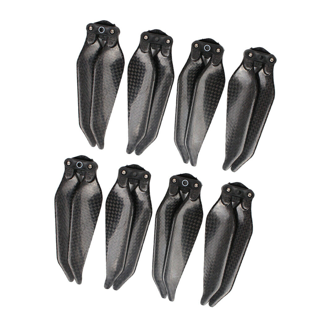 4 Pairs Carbon Fiber Foldable  Propeller, Compatible for DJI Mavic Pro