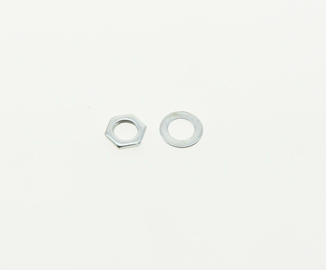 20x Zinc Metric Size M8 Guitar Nuts and Washers for Large Metric Pots