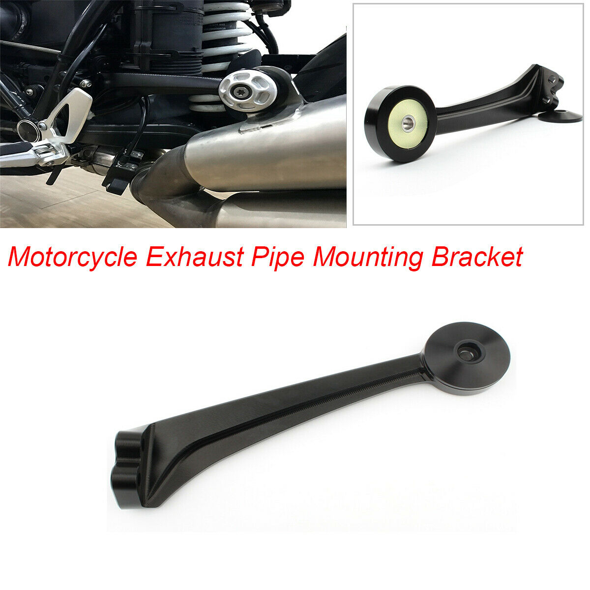 Motorcycle CNC Exhaust Pipe Muffler Mounting Bracket For BMW R Nine T 2014-2020