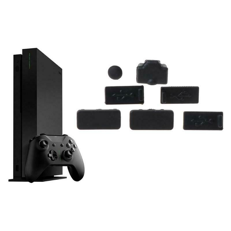 7pcs USB HDMI-compatible Dust Plug Cover for Xbox One X Gaming Console Dust