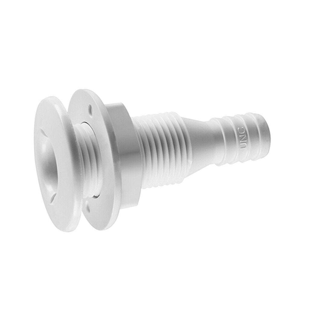 2 Pieces 1" & 3/4" Thru-Hull Bilge Pump and Aerator Hose Fitting for Boats