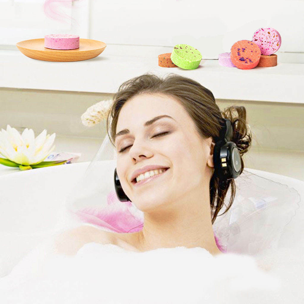 6Packs Aromatherapy Shower Steamers Home SPA Relaxation with Essential Oils