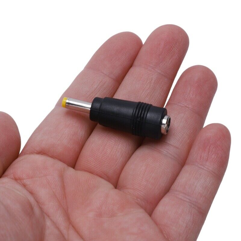 Yellow Tip 4.0x1.7 mm Male Plug to 5.5x2.1mm Female Jack DC Power Connector BlT5