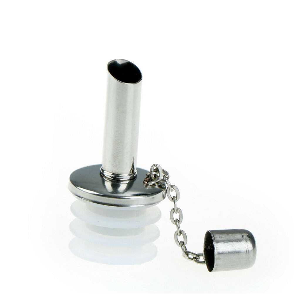 Tilt Spout Pourers with Matel Cap Lid Wine Pourer Oil Beer Bottle StopperplugBDA
