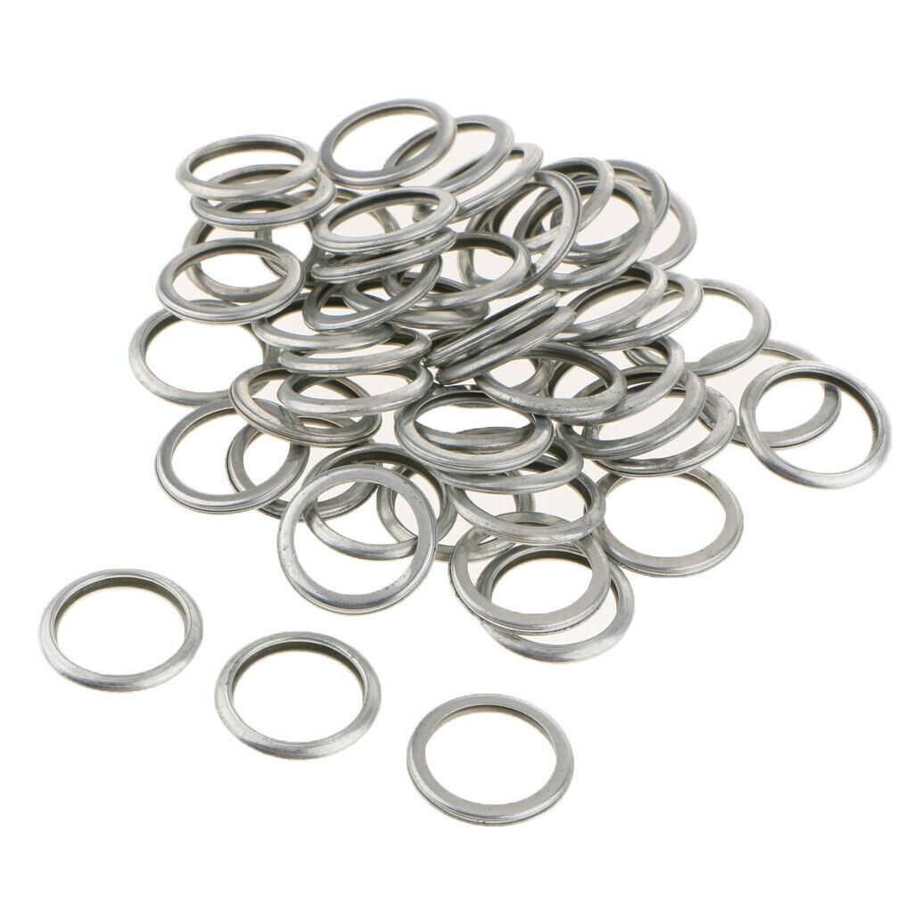 50pcs 16mm Motor Oil Drain Plug Gasket Washer Gaskets for 803916010