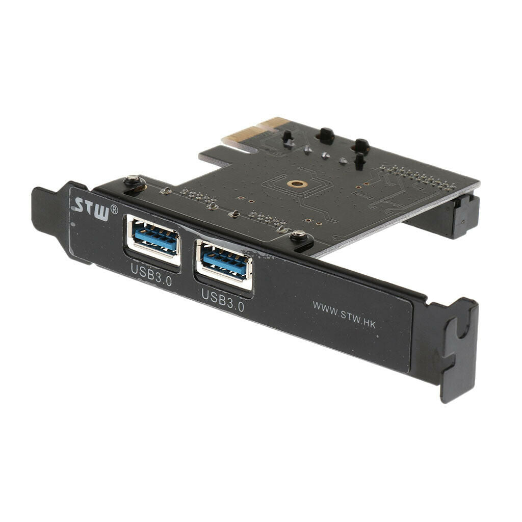 PCI-E to USB3.0 2-Port Express Card with 1 USB3.0 20pin Port&4pin Power Port