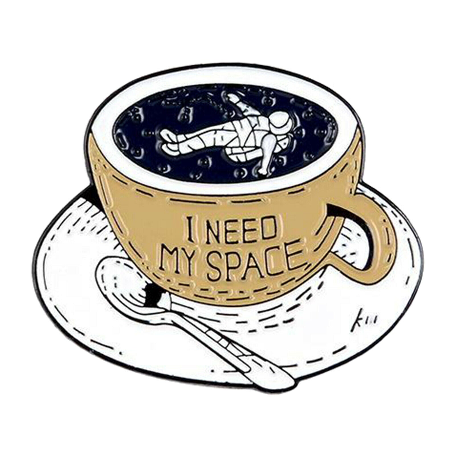 Pack of 6 Astronaut Enamel Pins Brooch Badge Jewelry Gift Decoration DIY