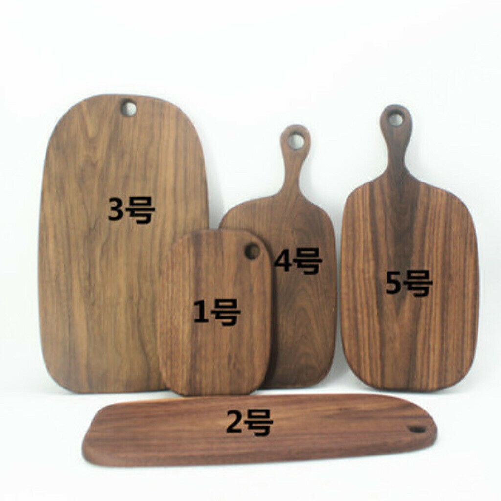 Walnut Wood Cutting Board with Handle Kitchens Chopping and Serving Tray #2