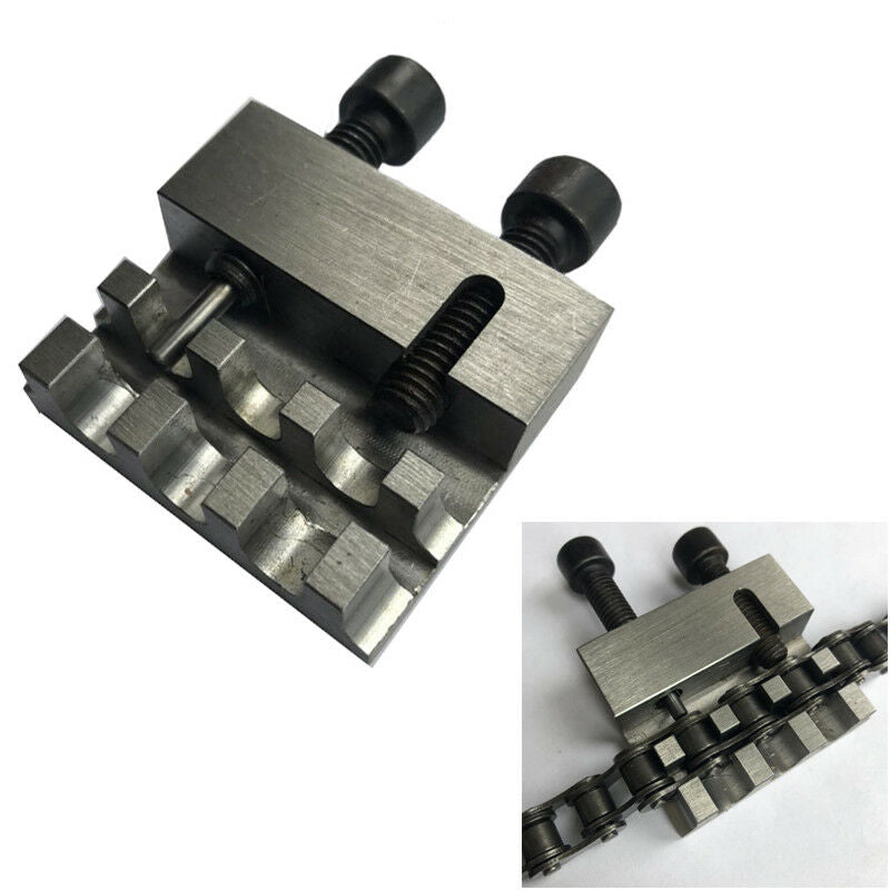 Motor Bike Chain Splitter Breaker Riveting Kit Heavy Duty Link No40/41/420 Solid