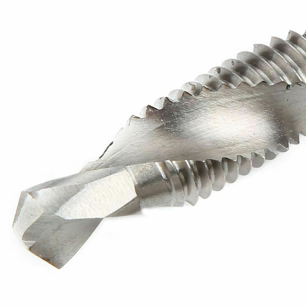 Durable Spiral Screw Tap HSS Drill Bit Hex Metric Shank Composite Tap Thread