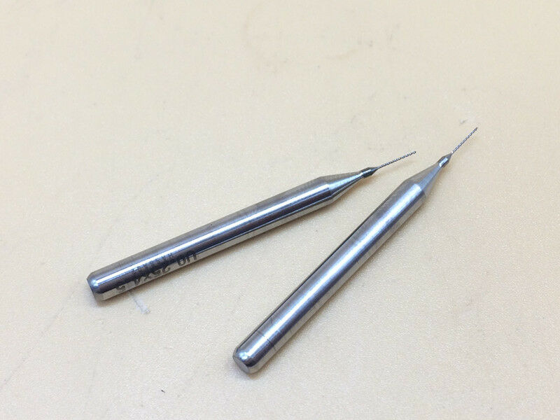 10pcs 3.175mm Shank 0.15mm Micro Drill Bits PCB Print Circuit Board Carbide