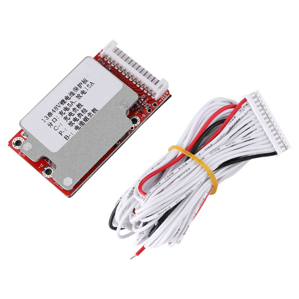 Li-Ion Li-Polymer Battery Pack Protection Board BMS for 13S 48V/54.6V Batteries